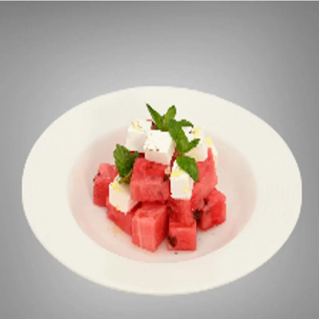 Watermelon & Cheese Salad